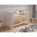 Love For Sleep Lit Évolutif Bébé En Bois De Pin 120x60cm – Transformable En Canapé-lit – 3 Hauteurs Réglables – Barrière De Sécurité Intégrée