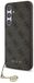 Guess 4G Charms Backcover hoesje - Samsung Galaxy S24 FE - Bruin