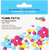 FLWR - 27XL Cyaan Inktcartridge - Geschikt voor Epson