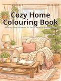 Cozy Home Colouring Book: Relaxing Interior Scenes for Stress Relief and Mindfulness