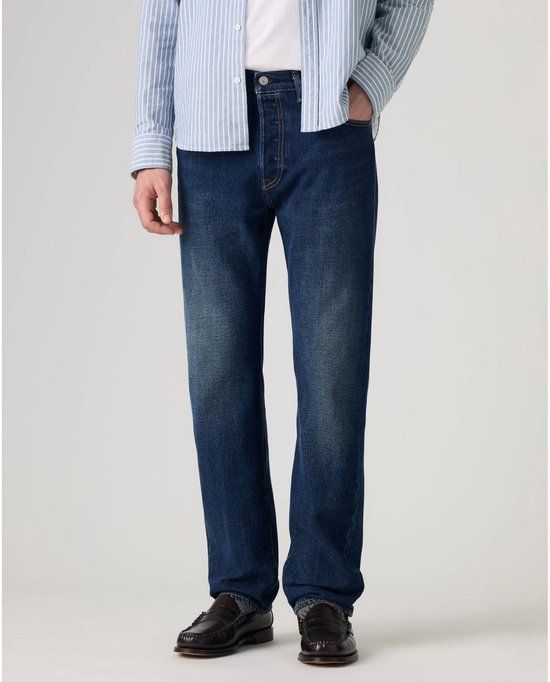 Levi's Originele 501-jeans in donkerblauw