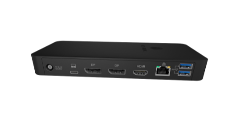 ICY BOX IB-DK2405-C - Interface hub - Zwart
