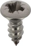 Plaatschroeven roestvrij staal A4 verzonken kop gewelfd Pozidrive 3,5 mm x 10 mm DIN 7983 30 stuks
