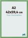 yd. Cadre photo A2 42x59,4 cm MDF Vert Bologna