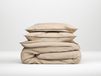Zo!Home ZoHome Satinado Housse de couette - Deux personnes - 200x200/220 cm - Forest Sand