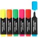 Westcott Markeerstiften, E-744251 00, 6-delige set, highlighter markers in heldere kleuren, lijndikte van 2-5 mm, premium inkt uit Duitsland