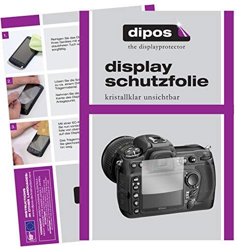 dipos I 2X beschermfolie helder compatibel met Nikon D300 folie displaybeschermfolie