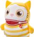Schmidt Spiele 42661 Sorgenfresser TakTak Pluche Kat Wit/Geel 22 cm