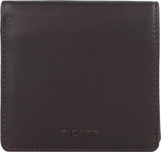 Picard Brooklyn Portemonnee Leer 9.5 cm - Dames - Horizontaal - Coffee