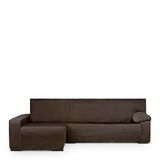 Eysa Light Bankhoes voor chaise longue Mini, met lange mouw, linkerkant, vooraan, bruin