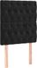vidaXL Tête de lit Velours Noir 80x7x118/128 cm