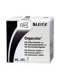 Leitz Orgacolor Afgeronde rechthoek Wit 30 x 23 mm