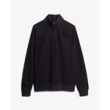 Superdry Essential Treklogo met Tunisische kraag en raglanmouwen