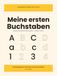 Meine ersten Buchstaben: Schreiben lernen von A bis Z | Buchstaben und Zahlen nachspuren | Mit Schwungübungen und Urkunde | Für Kindergarten, Vorschule und Einschulung | Ab 5 Jahren