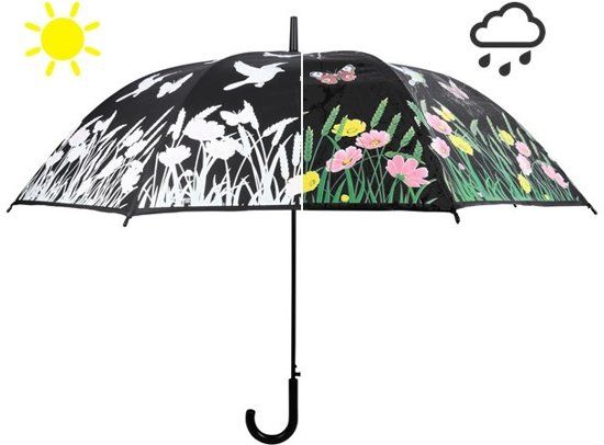 Esschert Design Paraplu - kleur veranderend - Vogel