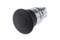 Schneider Electric ZB4BT2 Paddestoel Drukknop 40mm Dia, Zwart Ø40 Paddestoel Drukknop Hoofd Ø22 Vergrendeling Push-Pull