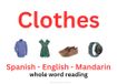 Clothes Picture Word Book