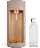 Mysoda Glassy Latte - bruiswatertoestel gemaakt van ecologisch biocomposiet & aluminium - incl glazen fles