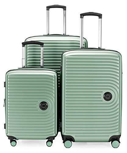 Hauptstadtkoffer - MITTE - Kofferset hard shell Koffer Trolley, Ingecheckte bagage uitbreidbaar, TSA, (S, M & L), munt