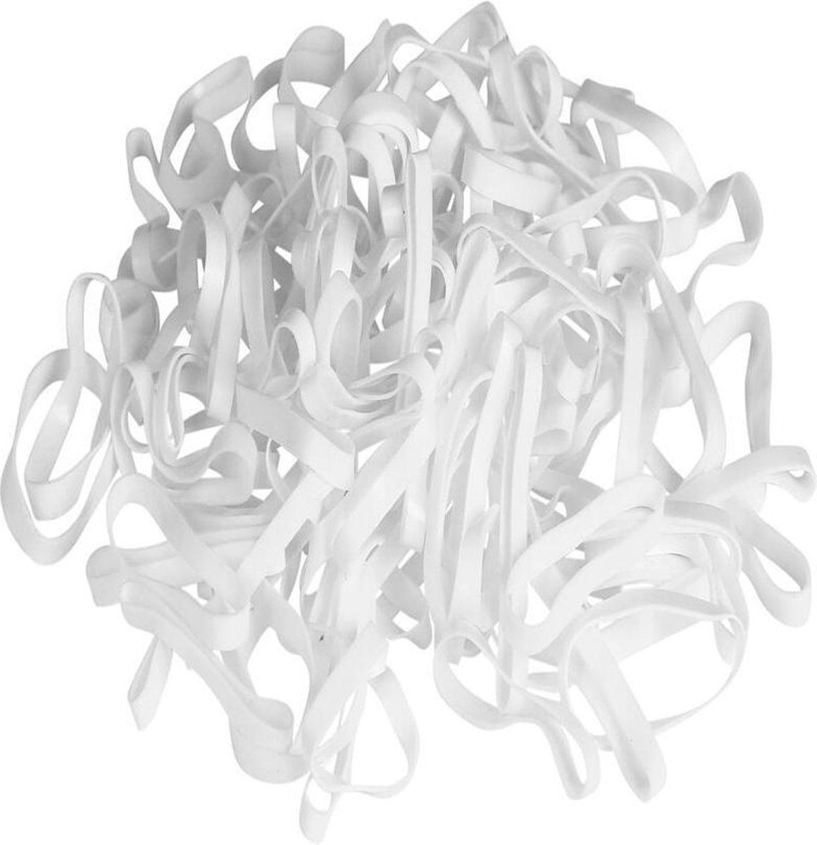 Excellent Elastiekjes Siliconen wit - 500 stuks