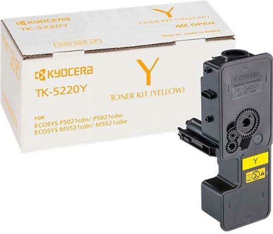 Kyocera TK-5220Y Toner Cartridge - Yellow - Original