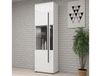 TULIO Colonnekast 1 deur wit/hoogglans wit met led