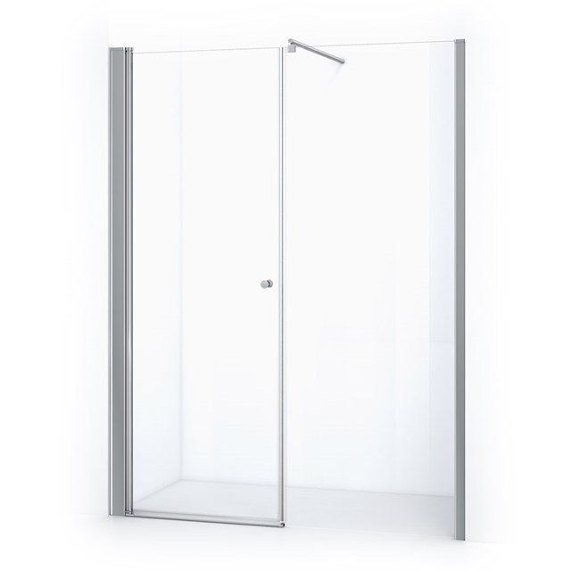 Maxaro Douchewand met Draaideur Zircon Comfort 180cm Chroom