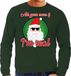 Bellatio Decorations Shoppartners Bv Foute Kersttrui / sweater - ask your mom í am real - groen voor heren - kerstkleding / kerst outfit L