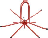 Dérouleur pour tuyaux de chauffage par le sol - Rouleau de tuyaux - Capacité de charge 150 kg - Largeur de base 80 cm - Support supérieur 53 cm - Deux positions - Roulements simples - Pour montage au sol - Rouge