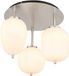 Globo Blacky I Plafondlamp Wit Glas Ø 46cm E14