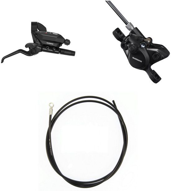 Shimano Hydraulische schijfrem set zwart