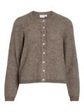 VILA VILORY gebreid vest met ronde hals S Falcon