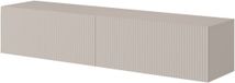 Selsey Veldio - RTV 140 cm - Grijs beige met gefreesde fronten