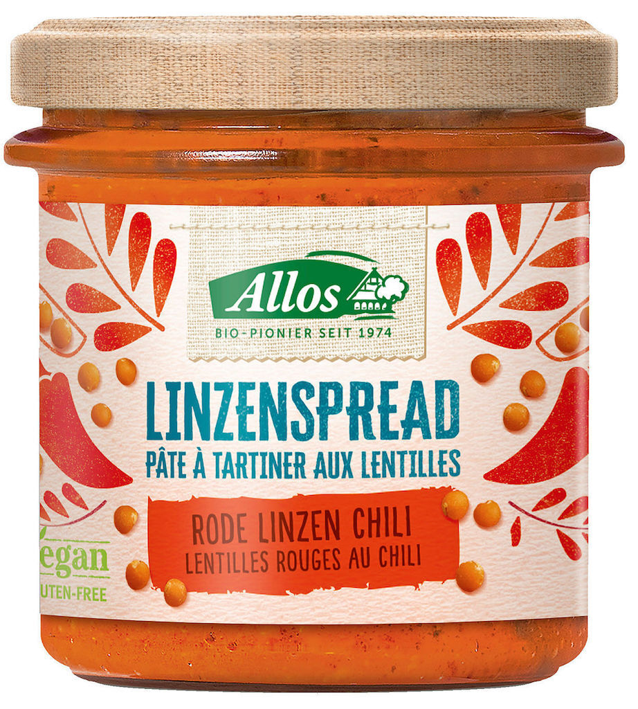 Allos Linzenspread Rode Linzen Chili