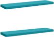 vidaXL - 2-delige Bankkussens VUGHT - 100% Polyester - Turquoise
