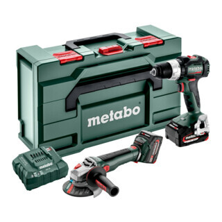 Metabo Metabo Accu-combo-set 2.9.4 18 V (685208650) BS 18 LT BL + WB 18 LT BL 11-125 Quick; metaBOX 165 L Aantal:1