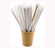 Canutillo DON PALILLO - Papieren rietjes van biologisch afbreekbaar kraftpapier, afzonderlijk verpakt (zakje met 250 stuks/ca.), 200 x 6 mm.
