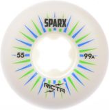 Ricta wheels Sparx 55mm Blanc Bleu set de 4