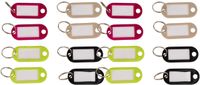 Till Gekleurde sleutelhangers - sleutel labels - 16x stuks - Sleutelhanger met etiket