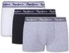 Pepe Jeans Boxer (3-pack) Hommes Gris Coton/Élasthanne Taille S
