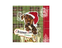 SERV.LUNCH DOGGY CHRISTMAS 33x33cm -20u.-
