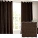 Yard Zware Chenille Fluwelen Gordijnen met Ringen