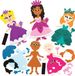 Baker Ross Prinses Mix & Match Magneten (8 stuks)