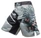 Elzusha - Pantalon de sport pour hommes, Muay Thai et MMA - Gris avec motif graphique