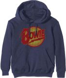 Rock Off David Bowie - Vintage Diamond Dogs Logo Hoodie/trui - L - Blauw