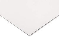 Plaat van kunststof, kleurloos, 1200 mm x 620 mm x 2 mm