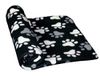 Nobby Fleece plaid Pippa Classic zwart L x B: 50 x 75 cm