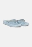Ilse Jacobsen Platform slippers met zilveren mix strass steen CHEERFUL15