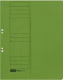 Elba oogjesmap A4, 1/2 voorkaft, karton, commercieel, groen, 50 stuks
