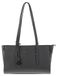 Pierre Cardin Sac bandoulière femme gris cuir véritable Italie gris UNICA 42x21.5x12.5 cm 1984-ANTRACITE